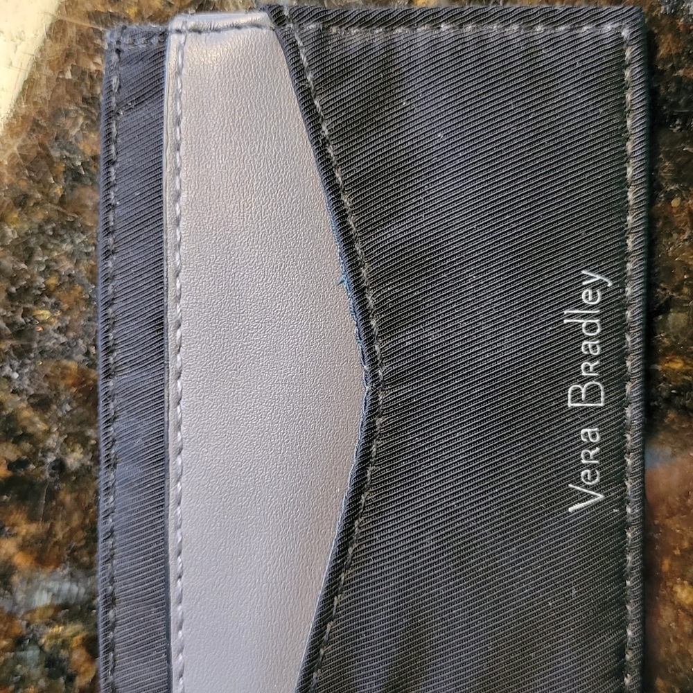 Vera Bradley slim black wallet